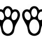 101+ Free Bunny Feet SVG -  Premium Free Easter SVG