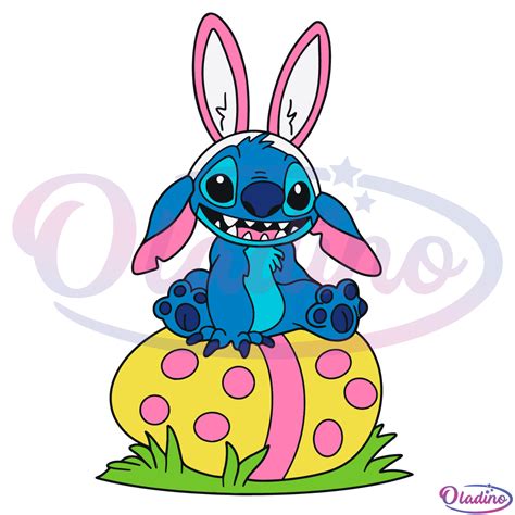 101+ Stitch Easter SVG -  Premium Free Easter SVG