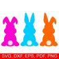 103+ Peeking Bunny SVG -  Popular Easter SVG Cut