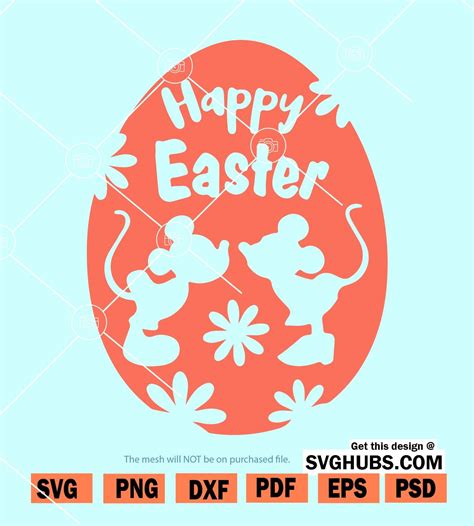 104+ Disney Easter SVG Free -  Instant Download Easter SVG