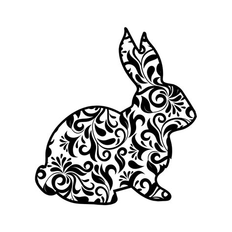 107+ Mandala Bunny SVG -  Easter SVG Files for Cricut