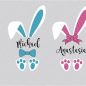 108+ Bunny Ears Monogram SVG -  Download Easter SVG for Free