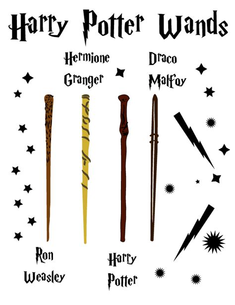 109+ Harry Potter Wands SVG -  Popular Harry Potter Crafters File