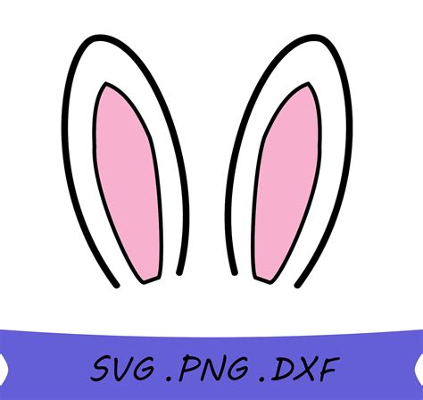 110+ Free Bunny Ear SVG -  Easter SVG Printable