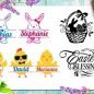111+ Easter Monogram SVG -  Popular Easter SVG Cut Files