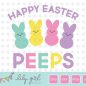 111+ Happy Easter Peeps SVG -  Popular Easter Crafters File