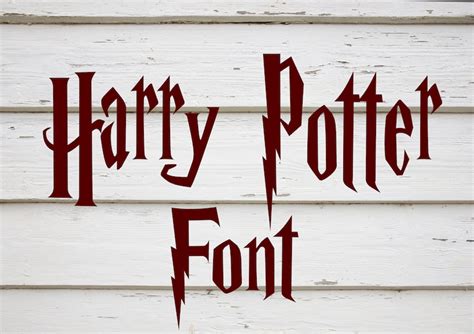 114+ Harry Potter Font Generator -  Instant Download Harry Potter SVG