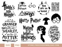 114+ Harry Potter SVG T Shirts -  Popular Harry Potter SVG Cut