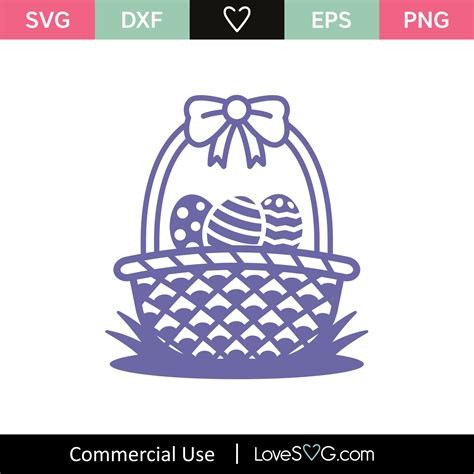 117+ Free SVG Easter Basket -  Popular Easter Crafters File