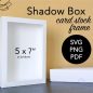 118+ 4x6 Shadow Box Frame -  Instant Download Shadow Box SVG