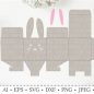 120+ Bunny Box SVG Free -  Best Easter SVG Crafters Image