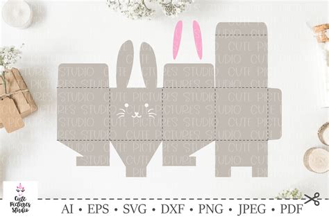 120+ Bunny Box SVG Free -  Best Easter SVG Crafters Image