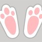 120+ Bunny Feet Cut Out -  Popular Easter SVG Cut