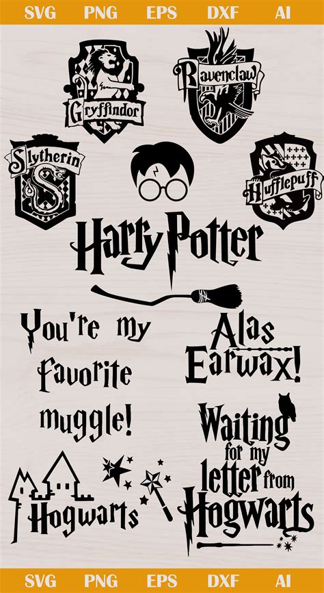 121+ Harry Potter Fonts -  Harry Potter SVG Files for Cricut