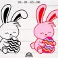 122+ Cute Easter Bunny SVG -  Ready Print Easter SVG Files