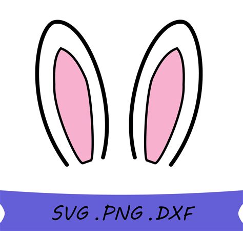 122+ Rabbit Ears SVG Free -  Popular Easter SVG Cut Files