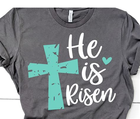 128+ He Is Risen Shirt SVG -  Free Easter SVG PNG EPS DXF