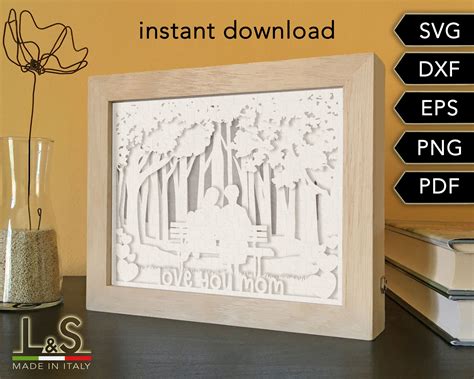 130+ Shadow Box Printable -  Digital Download Shadow Box SVG