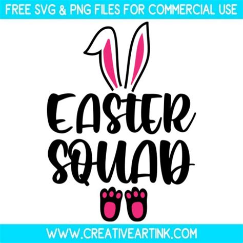 132+ Easter Squad SVG -  Easter SVG Printable