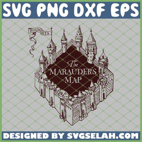 135+ Harry Potter Marauders Map Free SVG -  Popular Harry Potter SVG Cut Files