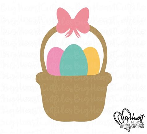 136+ Easter Basket SVG Free -  Free Easter SVG PNG EPS DXF