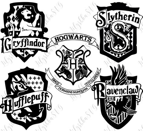 138+ Hogwarts Houses SVG Free -  Premium Free Harry Potter SVG
