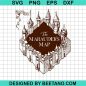 139+ Marauders Map SVG -  Editable Harry Potter SVG Files