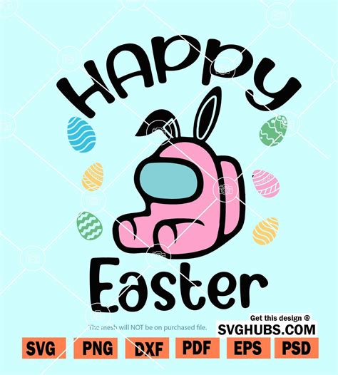 142+ Among Us Easter SVG -  Premium Free Easter SVG