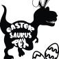 145+ Dinosaur With Bunny Ears SVG -  Editable Easter SVG Files