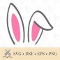 149+ Bunny Ears For Cricut -  Ready Print Easter SVG Files