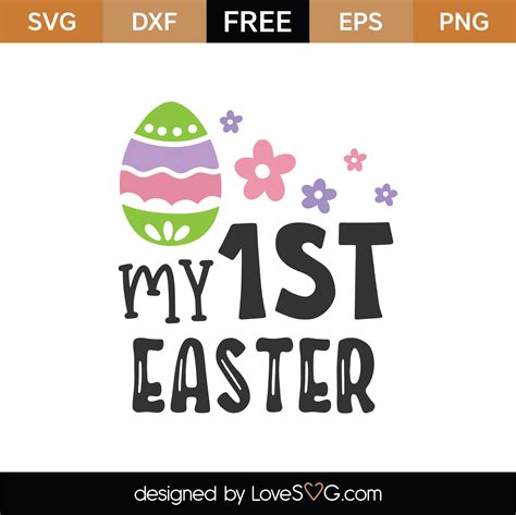 150+ 1st Easter SVG Free -  Popular Easter SVG Cut Files