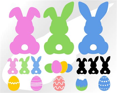 150+ Bunny Egg SVG -  Ready Print Easter SVG Files