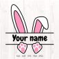 156+ Easter Bunny With Name SVG -  Digital Download Easter SVG