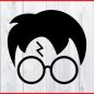 159+ Harry Potter Face SVG -  Digital Download Harry Potter SVG