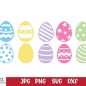 161+ Easter Egg SVG Designs -  Digital Download Easter SVG