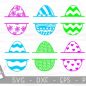 164+ Easter Egg Silhouette SVG -  Easter SVG Files for Cricut