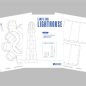 167+ Printable 3d Paper Lighthouse Template -  Free Shadow Box SVG PNG EPS DXF