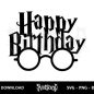 173+ Harry Potter Happy Birthday SVG -  Popular Harry Potter SVG Cut