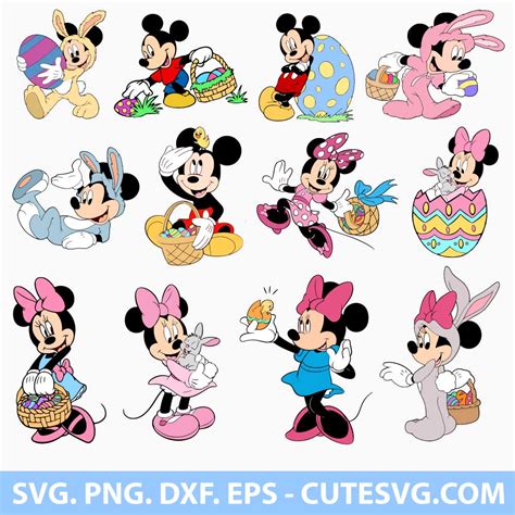 173+ Minnie Mouse Easter SVG -  Easter Scalable Graphics