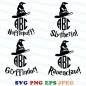 176+ Harry Potter Monogram SVG -  Digital Download Harry Potter SVG