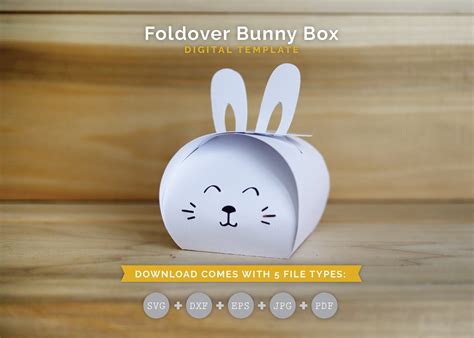 179+ Easter Bunny Box SVG -  Digital Download Easter SVG