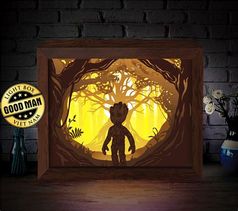 179+ Paper Cut Light Box Free Template -  Instant Download Shadow Box SVG
