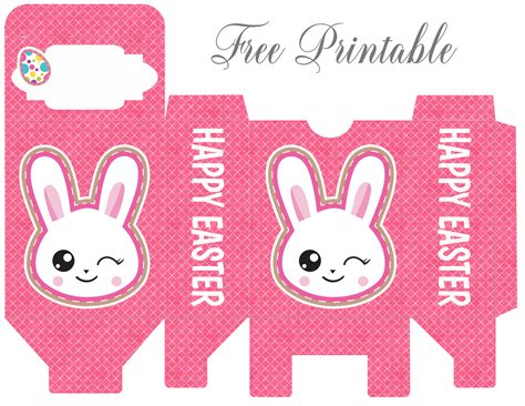 182+ Bunny Box Free SVG -  Ready Print Easter SVG Files