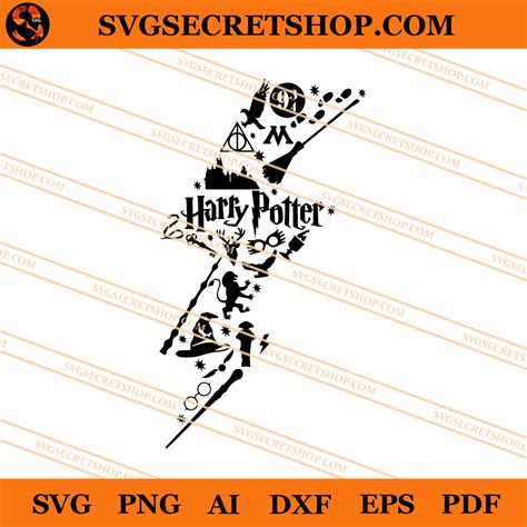 184+ Harry Potter Lightning Bolt SVG -  Popular Harry Potter SVG Cut