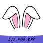 186+ Floppy Bunny Ears SVG -  Easter SVG Files for Cricut