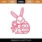 187+ Cool Bunny SVG -  Editable Easter SVG Files