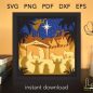 189+ Download Nativity Shadow Box Svg Free -  Premium Free Shadow Box SVG
