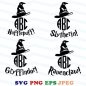 189+ Monograms Harry Potter SVG -  Popular Harry Potter Crafters File