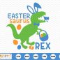 199+ Easter Saurus Rex SVG -  Instant Download Easter SVG