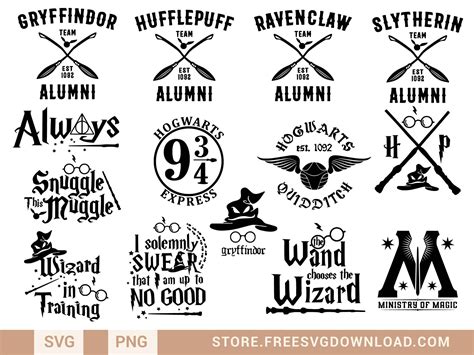 199+ Harry Potter SVG's -  Premium Free Harry Potter SVG